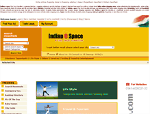 Tablet Screenshot of indianespace.com